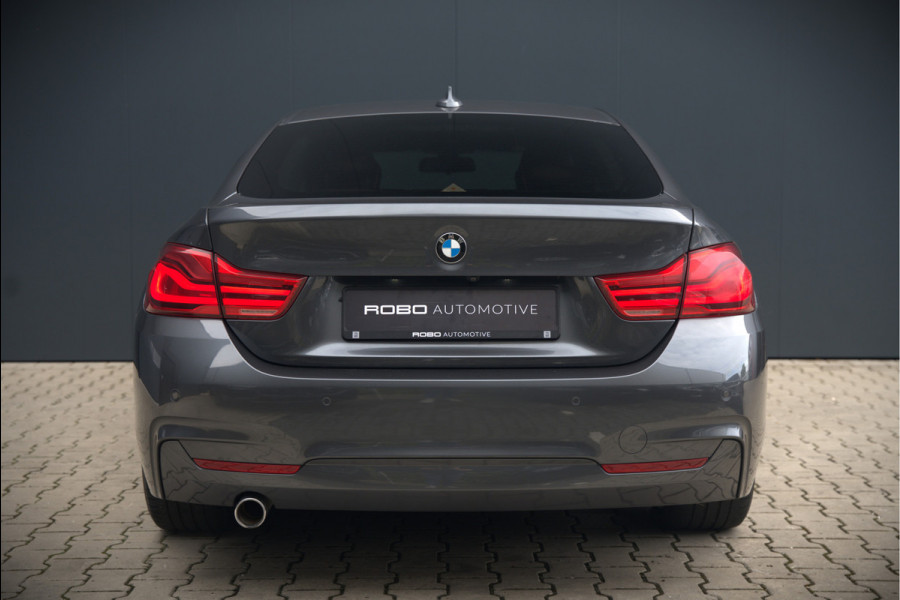 BMW 4 Serie Gran Coupé 418i High Executive M Sport | Stoelverwarming | Camera | Cognac Leer | Keyless | Shadow Line | Hifi | Automaat | NAP | DAB | LED | Navigatie Prof. | Cruise Control |