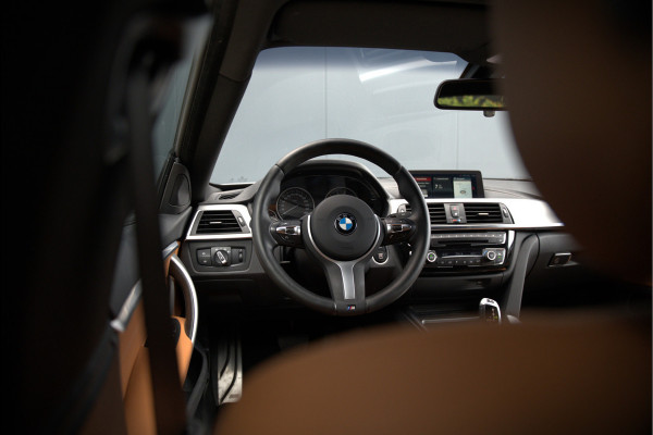 BMW 4 Serie Gran Coupé 418i High Executive M Sport | Stoelverwarming | Camera | Cognac Leer | Keyless | Shadow Line | Hifi | Automaat | NAP | DAB | LED | Navigatie Prof. | Cruise Control |