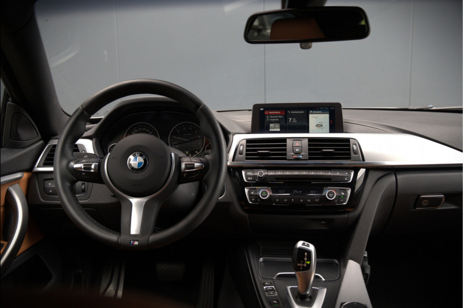 BMW 4 Serie Gran Coupé 418i High Executive M Sport | Stoelverwarming | Camera | Cognac Leer | Keyless | Shadow Line | Hifi | Automaat | NAP | DAB | LED | Navigatie Prof. | Cruise Control |
