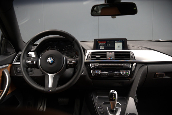 BMW 4 Serie Gran Coupé 418i High Executive M Sport | Stoelverwarming | Camera | Cognac Leer | Keyless | Shadow Line | Hifi | Automaat | NAP | DAB | LED | Navigatie Prof. | Cruise Control |