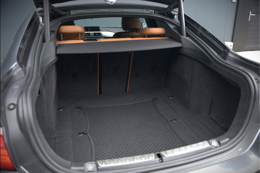 BMW 4 Serie Gran Coupé 418i High Executive M Sport | Stoelverwarming | Camera | Cognac Leer | Keyless | Shadow Line | Hifi | Automaat | NAP | DAB | LED | Navigatie Prof. | Cruise Control |