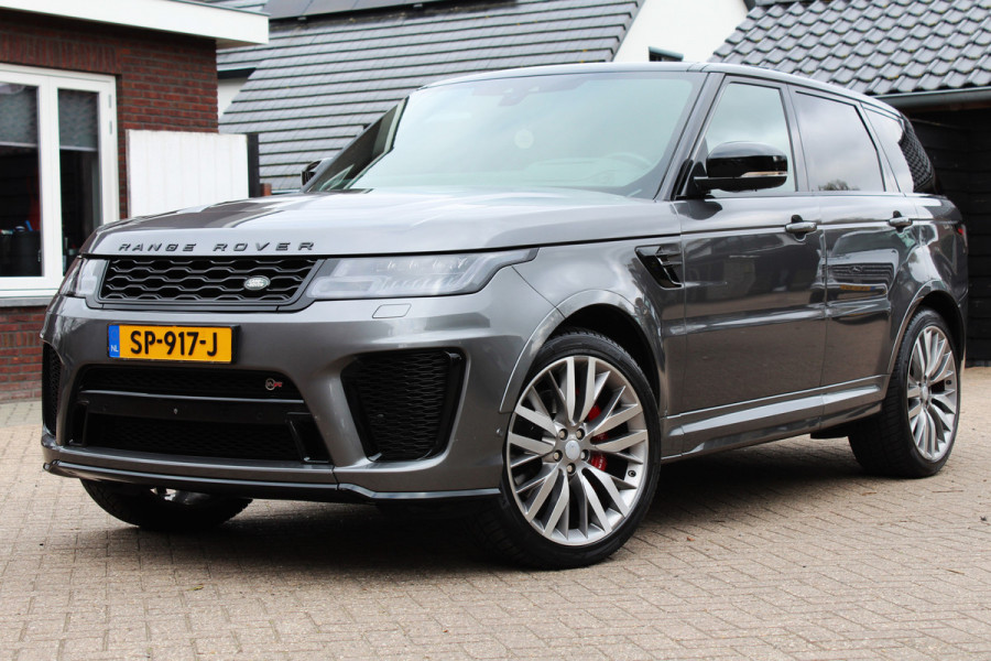 Land Rover Range Rover Sport 5.0 V8 SC SVR 576 PK ! Facelift ! Carbon ! Pano, Cruis, Airco, Stoelverw voor + achter!