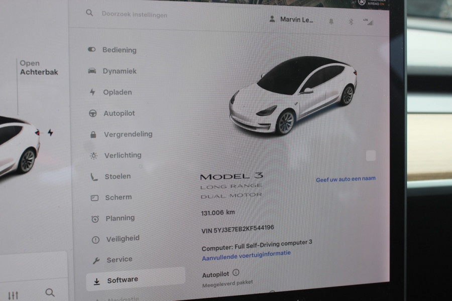 Tesla Model 3 Long Range AWD 75 kWh / Autopilot / Panoramadak / Camera / Leder / 20'' / Leder / Premium Audio
