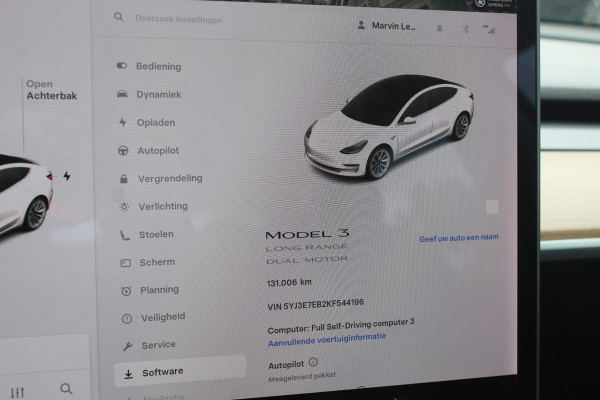 Tesla Model 3 Long Range AWD 75 kWh / Autopilot / Panoramadak / Camera / Leder / 20'' / Leder / Premium Audio