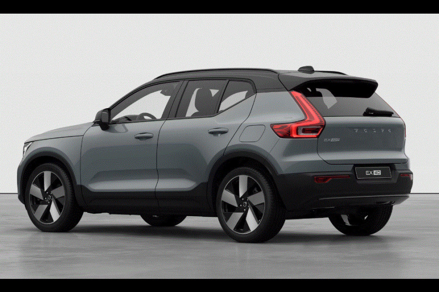 Volvo EX40 252PK Single Motor Extended Range Plus 82 kWh / Lounge pakket / Extra getint glas / Panoramadak / 360 camera / 20'' velgen / Zwart dak