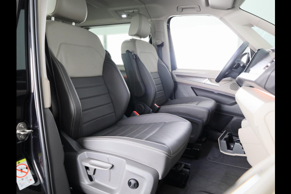 Volkswagen Multivan 1.4 eHybrid L1H1 Style 204 pk Automaat (DSG) | Navigatie | Elektr. trekhaak | Parkeersensoren (Park assist) | Achteruitrijcamera | Lederen bekleding | 2 elektr. schuifdeuren |