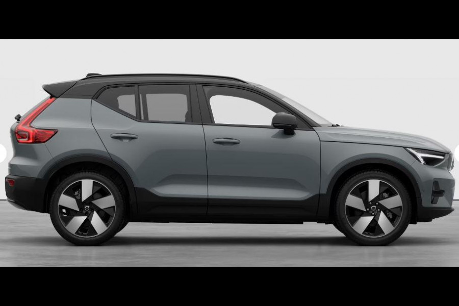 Volvo EX40 Single Motor Extended Range Plus 82 kWh / Lounge pakket / Extra getint glas / Panoramadak / 360 camera / 20''velgen / zwart dak