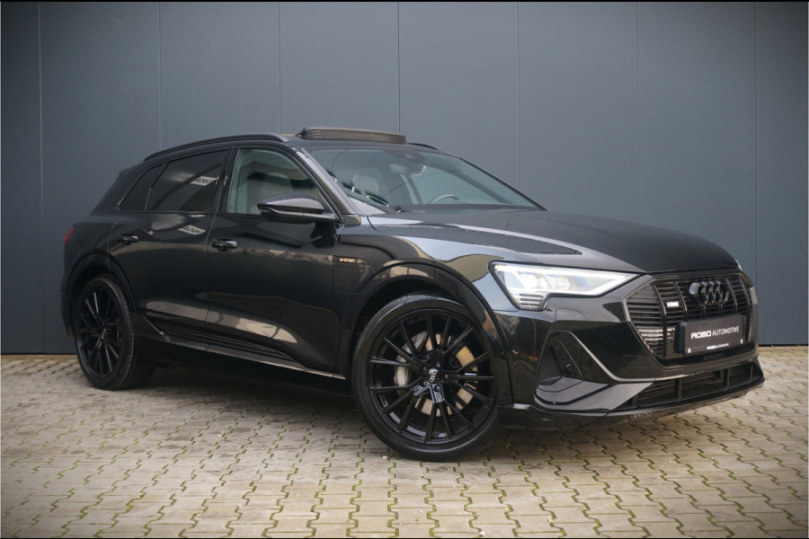 Audi e-tron e-tron 50 quattro S edition Black 71 kWh | S Line | Black Edition | Panoramadak | Memory Seats | Camera | Luchtvering | Adaptive Cruise Control | Keyless | Matrix LED | Leder | Stoelverwarming | NAP | BTW