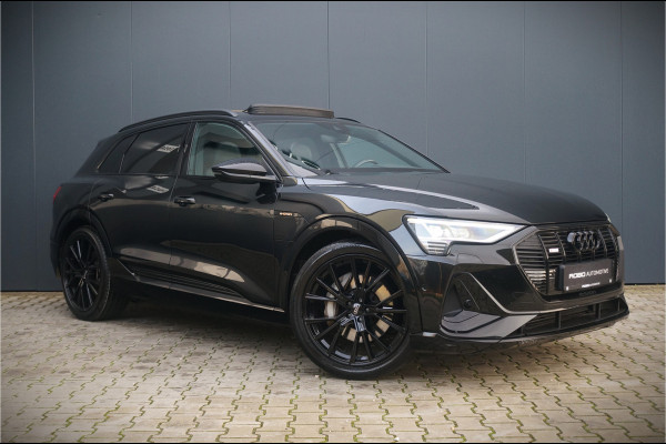 Audi e-tron e-tron 50 quattro S edition Black 71 kWh | S Line | Black Edition | Panoramadak | Memory Seats | Camera | Luchtvering | Adaptive Cruise Control | Keyless | Matrix LED | Leder | Stoelverwarming | NAP | BTW