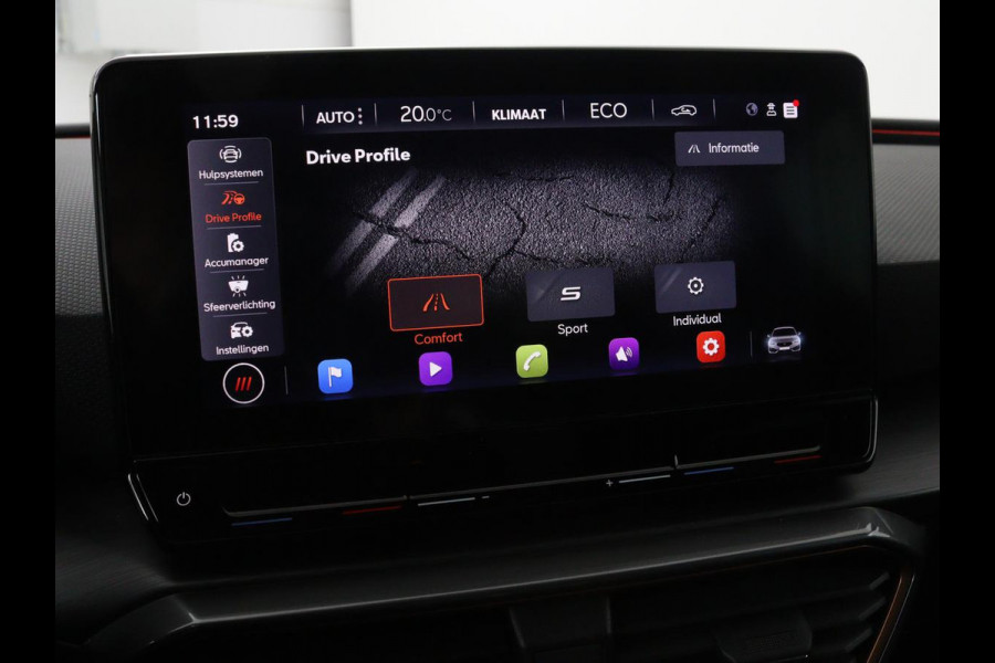 CUPRA Leon 1.4 e-Hybrid | Camera | Adaptive cruise | Stuurverwarming | Navigatie | Sportstoelen | Sfeerverlichting | Keyless | Full LED | PHEV