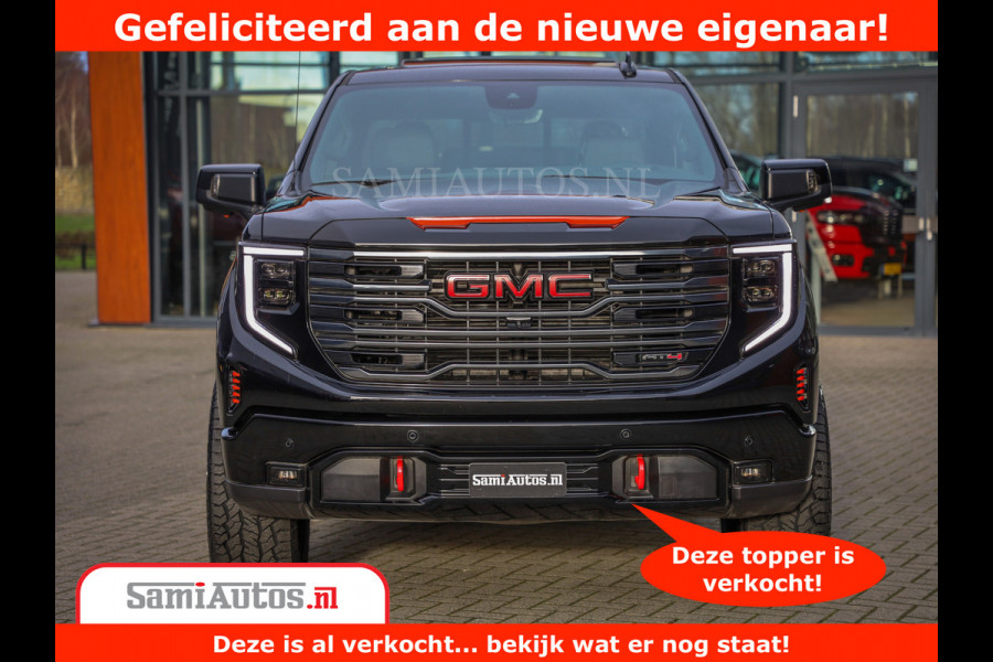 GMC Sierra AT4 6.2 V8 | Prijs Compleet met Garantie en Lpg en Rijklaarmaak kosten | Dubbele Cabine met Royale 5 Zitplaatsen | BPM vrij | Nu Leverbaar uit Voorraad | Voorraad Nr 2240 -  8364 |