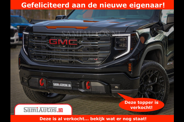 GMC Sierra AT4 6.2 V8 | Prijs Compleet met Garantie en Lpg en Rijklaarmaak kosten | Dubbele Cabine met Royale 5 Zitplaatsen | BPM vrij | Nu Leverbaar uit Voorraad | Voorraad Nr 2240 -  8364 |
