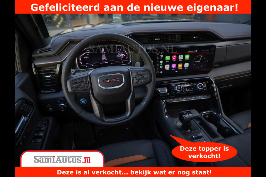 GMC Sierra AT4 6.2 V8 | Prijs Compleet met Garantie en Lpg en Rijklaarmaak kosten | Dubbele Cabine met Royale 5 Zitplaatsen | BPM vrij | Nu Leverbaar uit Voorraad | Voorraad Nr 2240 -  8364 |