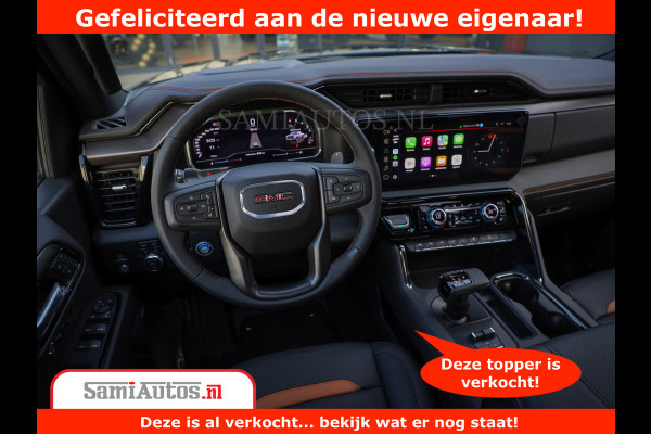GMC Sierra AT4 6.2 V8 | Prijs Compleet met Garantie en Lpg en Rijklaarmaak kosten | Dubbele Cabine met Royale 5 Zitplaatsen | BPM vrij | Nu Leverbaar uit Voorraad | Voorraad Nr 2240 -  8364 |