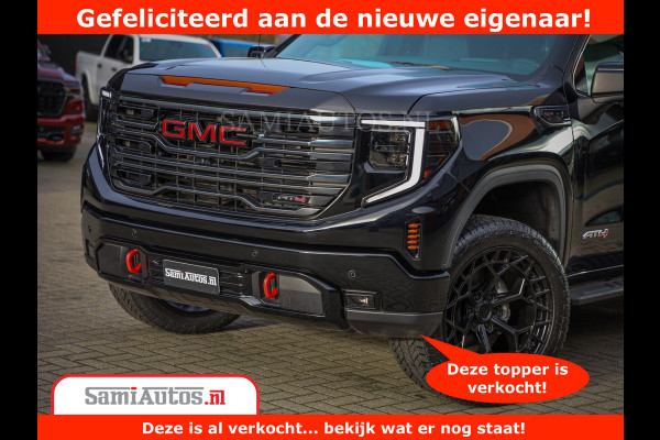 GMC Sierra AT4 6.2 V8 | Prijs Compleet met Garantie en Lpg en Rijklaarmaak kosten | Dubbele Cabine met Royale 5 Zitplaatsen | BPM vrij | Nu Leverbaar uit Voorraad | Voorraad Nr 2240 -  8364 |