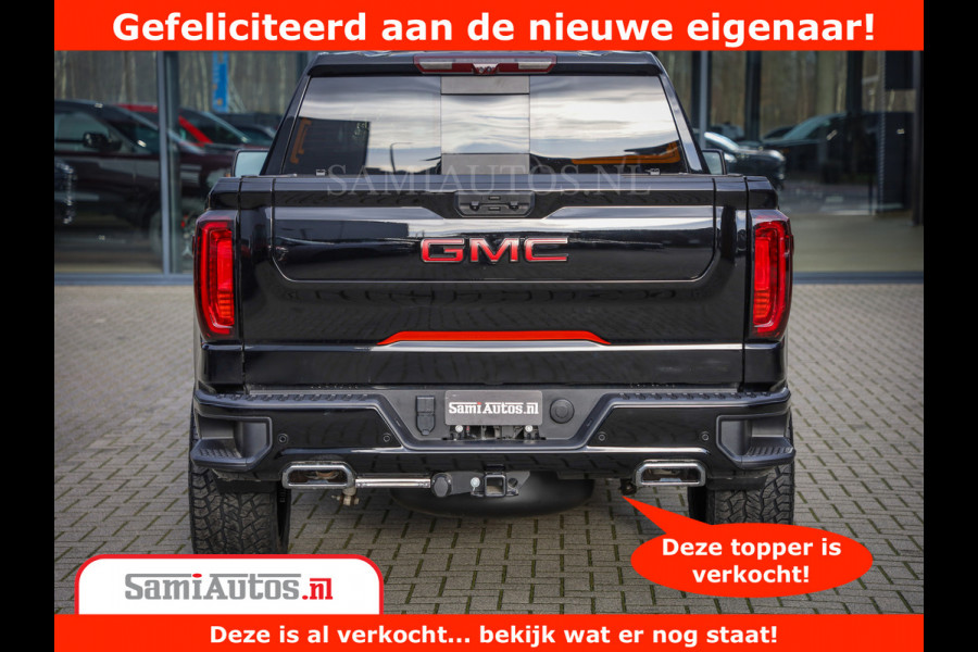 GMC Sierra AT4 6.2 V8 | Prijs Compleet met Garantie en Lpg en Rijklaarmaak kosten | Dubbele Cabine met Royale 5 Zitplaatsen | BPM vrij | Nu Leverbaar uit Voorraad | Voorraad Nr 2240 -  8364 |