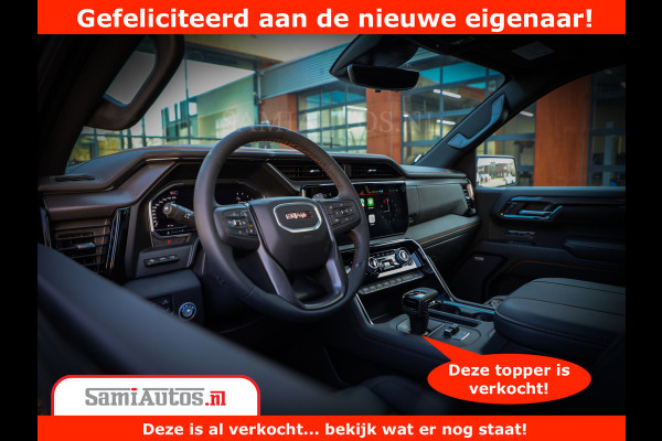 GMC Sierra AT4 6.2 V8 | Prijs Compleet met Garantie en Lpg en Rijklaarmaak kosten | Dubbele Cabine met Royale 5 Zitplaatsen | BPM vrij | Nu Leverbaar uit Voorraad | Voorraad Nr 2240 -  8364 |