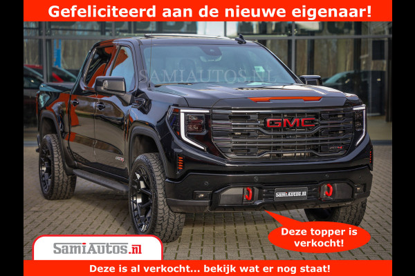 GMC Sierra AT4 6.2 V8 | Prijs Compleet met Garantie en Lpg en Rijklaarmaak kosten | Dubbele Cabine met Royale 5 Zitplaatsen | BPM vrij | Nu Leverbaar uit Voorraad | Voorraad Nr 2240 -  8364 |