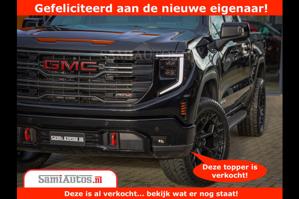 GMC Sierra AT4 6.2 V8 | Prijs Compleet met Garantie en Lpg en Rijklaarmaak kosten | Dubbele Cabine met Royale 5 Zitplaatsen | BPM vrij | Nu Leverbaar uit Voorraad | Voorraad Nr 2240 -  8364 |