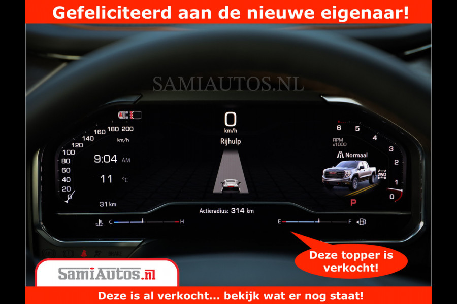 GMC Sierra AT4 6.2 V8 | Prijs Compleet met Garantie en Lpg en Rijklaarmaak kosten | Dubbele Cabine met Royale 5 Zitplaatsen | BPM vrij | Nu Leverbaar uit Voorraad | Voorraad Nr 2240 -  8364 |