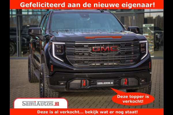GMC Sierra AT4 6.2 V8 | Prijs Compleet met Garantie en Lpg en Rijklaarmaak kosten | Dubbele Cabine met Royale 5 Zitplaatsen | BPM vrij | Nu Leverbaar uit Voorraad | Voorraad Nr 2240 -  8364 |