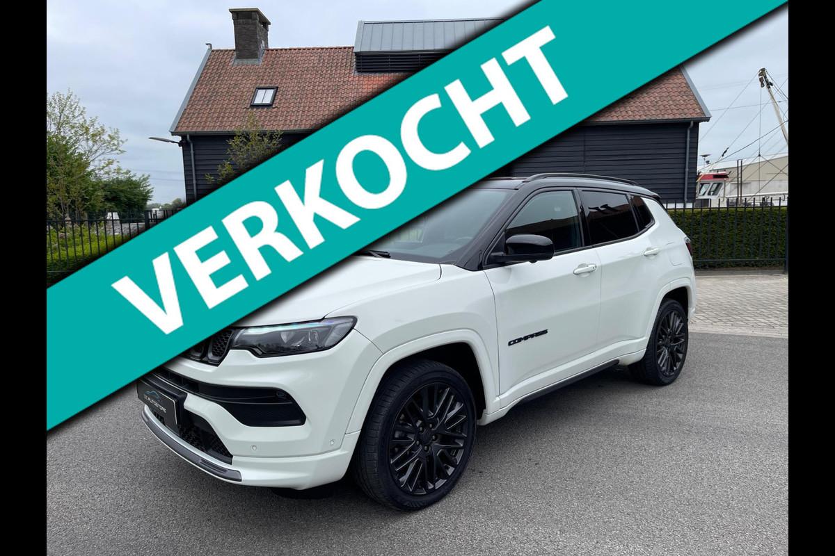 Jeep Compass 4xe 240 Plug-in Hybrid Electric S 241PK Leer Camera Trekhaak Jeep Compass 4xe 240 Plug-in Hybrid Electric S 241PK Leer Camera Trekhaak