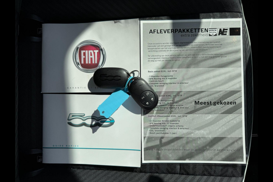 Fiat 500 Action 24 kWh PARKEERSENSOREN / CARPLAY / CRUISE CONTROL / ECC / STOELVERWARMING / WEING KM'S