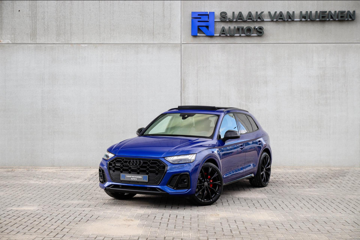 Audi Q5 50 TFSI e Quattro Competition S Edition S-Line 299pk Automaat! 1e|DLR|Panoramadak|Virtual Cockpit|Luchtvering|OLED Matrix