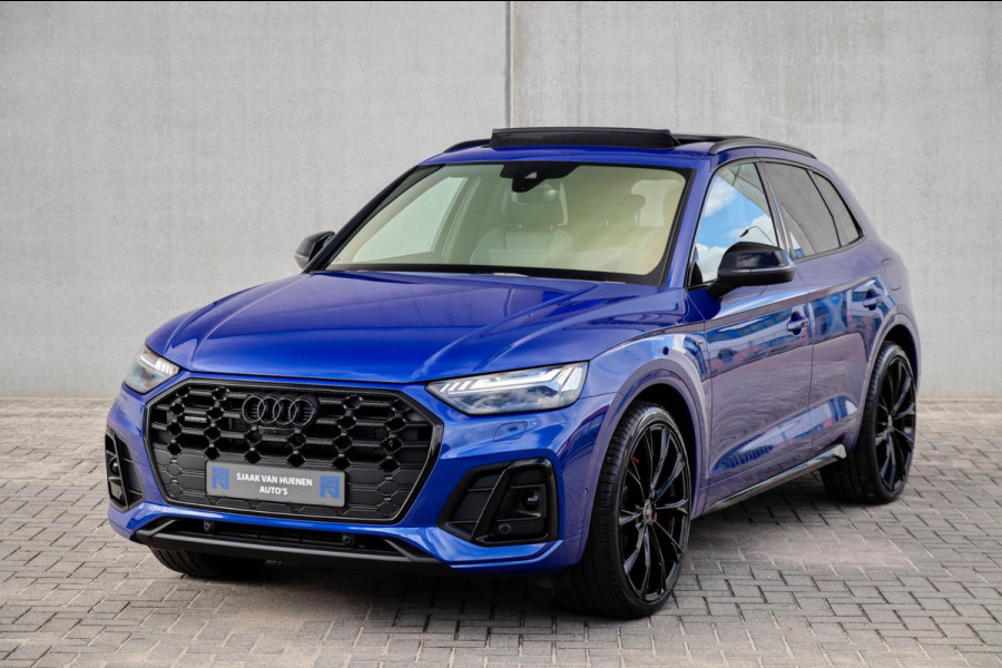 Audi Q5 50 TFSI e Quattro Competition S Edition S-Line 299pk Automaat! 1e|DLR|Panoramadak|Virtual Cockpit|Luchtvering|OLED Matrix