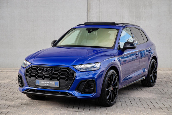 Audi Q5 50 TFSI e Quattro Competition S Edition S-Line 299pk Automaat! 1e|DLR|Panoramadak|Virtual Cockpit|Luchtvering|OLED Matrix