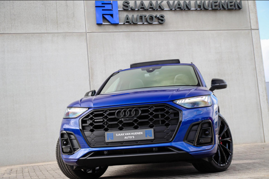 Audi Q5 50 TFSI e Quattro Competition S Edition S-Line 299pk Automaat! 1e|DLR|Panoramadak|Virtual Cockpit|Luchtvering|OLED Matrix