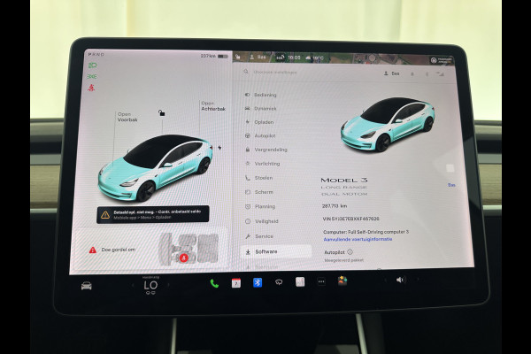 Tesla Model 3 Long Range AWD 75 kWh [ 3-Fase ] Aut. *PANO | AUTO-PILOT | LUXURY-LEATHER | KEYLESS | FULL-LED | MEMORY-PACK | SURROUND-VIEW | DAB | CARPLAY | DIGI-COCKPIT | LANE-ASSIST | COMFORT-SEATS | 18"ALU*