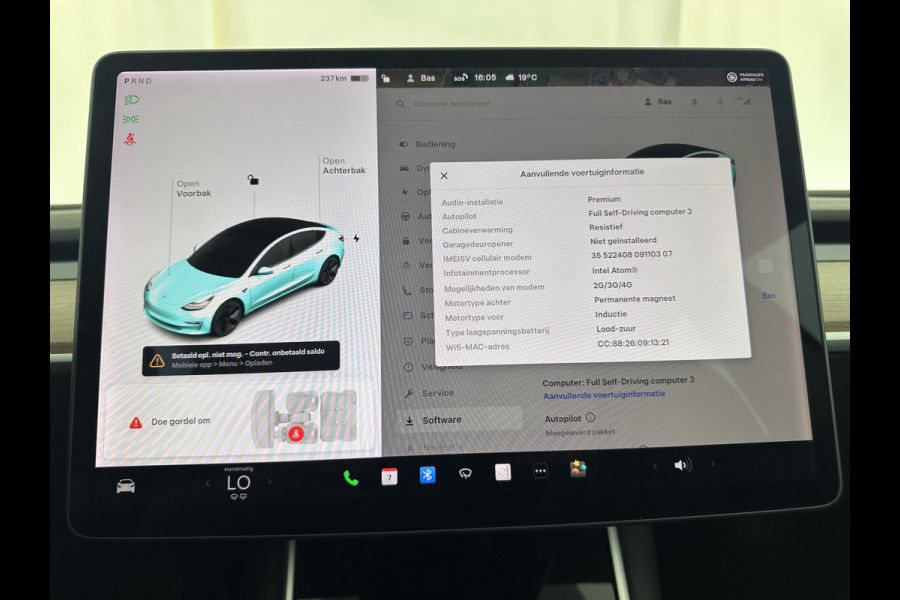 Tesla Model 3 Long Range AWD 75 kWh [ 3-Fase ] Aut. *PANO | AUTO-PILOT | LUXURY-LEATHER | KEYLESS | FULL-LED | MEMORY-PACK | SURROUND-VIEW | DAB | CARPLAY | DIGI-COCKPIT | LANE-ASSIST | COMFORT-SEATS | 18"ALU*