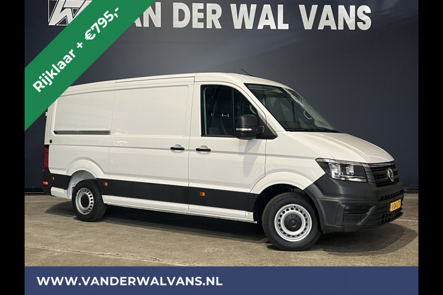 Volkswagen Crafter 2.0 TDI 141pk L3H2 (Oude L2H1) Euro6 *Rijklaar Direct Rijden* Airco | Camera | Apple Carplay | 3000kg Trekhaak | Cruisecontrol Android Auto, Parkeersensoren, Bijrijdersbank