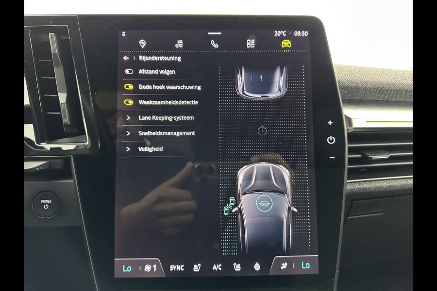 Renault Mégane E-Tech EV60 Optimum Charge Techno [ 3-Fase ] *HEAT-PUMP | F1/2LEATHER | FULL-LED | ADAPTIVE-CRUISE | BLIND-SPOT | TOP-VIEW | KEYLESS | SPORT-SEATS | DAB+ |  NAVI-FULLMAP | DIGI-COCKPIT | 20''ALU | TOWBAR*