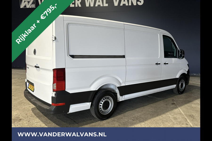 Volkswagen Crafter 2.0 TDI 141pk L3H2 L2H1 inrichting Euro6 *Rijklaar Direct Rijden* Airco | Camera | Apple Carplay | Android Auto Parkeersensoren, Bijrijdersbank, 3000kg trekvermogen