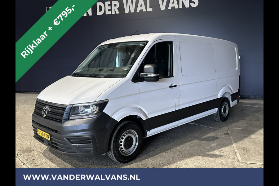 Volkswagen Crafter 2.0 TDI 141pk L3H2 L2H1 inrichting Euro6 *Rijklaar Direct Rijden* Airco | Camera | Apple Carplay | Android Auto Parkeersensoren, Bijrijdersbank, 3000kg trekvermogen