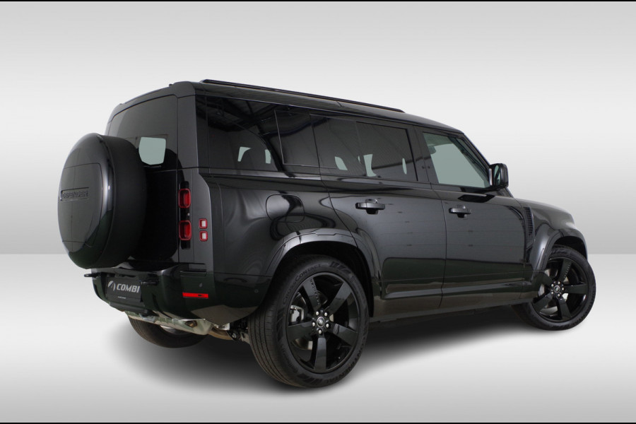 Land Rover Defender 110 2.0 P300e 110 X-Dynamic HSE > Black package/Head-up/Pano.schuif/Trekhaak/Santorini Black... | 3110 | Lease ook mogelijk!