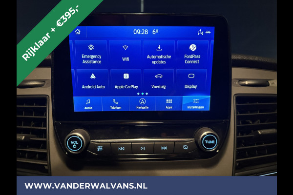 Ford Transit Custom 2.0 TDCI 131pk Automaat L2H1 Euro6 *Rijklaar Direct Rijden* Airco | Camera | Navigatie | LED | Trekhaak Apple Carplay, Android Auto, Cruisecontrol, Parkeersensoren, Verwarmde voorruit, Bijrijdersbank
