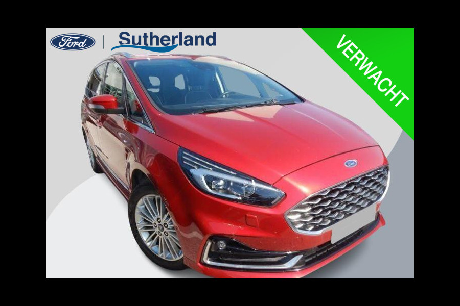 Ford S-Max 2.5 FHEV 5p Vignale 190pk | Full LED | SONY SYNC 3 Navigatie | Stoelverwarmingen en Koeling | Adaptieve Cruise | BLIS | 1.700kg Trekgewicht