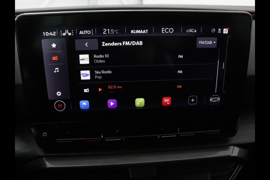 CUPRA Leon 1.4 e-Hybrid | Stoel & stuurverwarming | Camera | Adaptive cruise | Sfeerverlichting | Navigatie | Keyless | Full LED | Park Assist | PHEV