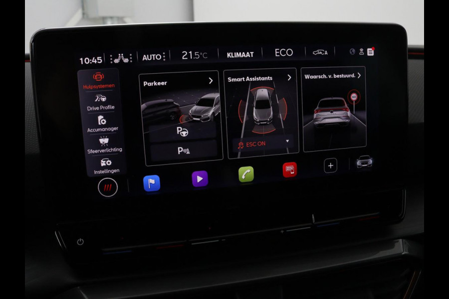 CUPRA Leon 1.4 e-Hybrid | Stoel & stuurverwarming | Camera | Adaptive cruise | Sfeerverlichting | Navigatie | Keyless | Full LED | Park Assist | PHEV