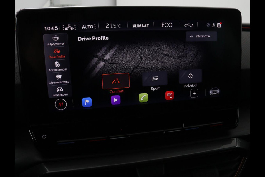 CUPRA Leon 1.4 e-Hybrid | Stoel & stuurverwarming | Camera | Adaptive cruise | Sfeerverlichting | Navigatie | Keyless | Full LED | Park Assist | PHEV