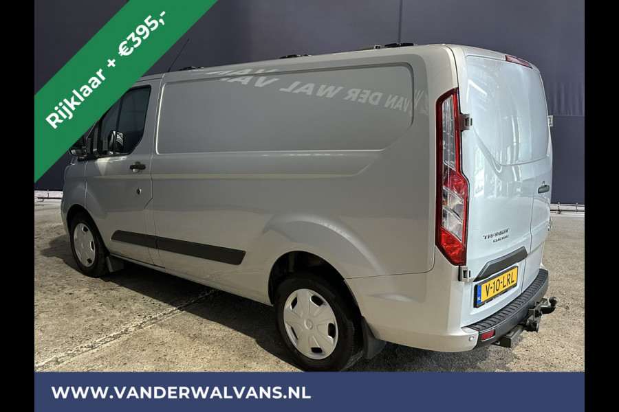 Ford Transit Custom 2.0 TDCI 130pk Automaat L1H1 Euro6 *Rijklaar Direct Rijden* Airco | LED | Apple Carplay | Cruisecontrol | Trekhaak Parkeersensoren, Stoelverwarming, Verwarmde voorruit, Dakdragers