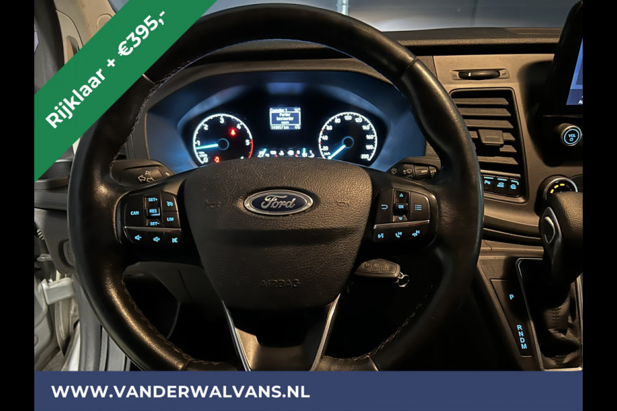 Ford Transit Custom 2.0 TDCI 130pk Automaat L1H1 Euro6 *Rijklaar Direct Rijden* Airco | LED | Apple Carplay | Cruisecontrol | Trekhaak Parkeersensoren, Stoelverwarming, Verwarmde voorruit, Dakdragers