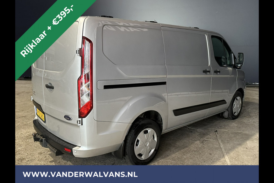 Ford Transit Custom 2.0 TDCI 130pk Automaat L1H1 Euro6 *Rijklaar Direct Rijden* Airco | LED | Apple Carplay | Cruisecontrol | Trekhaak Parkeersensoren, Stoelverwarming, Verwarmde voorruit, Dakdragers