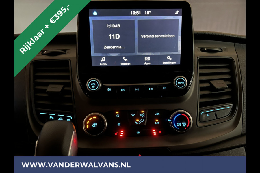 Ford Transit Custom 2.0 TDCI 130pk Automaat L1H1 Euro6 *Rijklaar Direct Rijden* Airco | LED | Apple Carplay | Cruisecontrol | Trekhaak Parkeersensoren, Stoelverwarming, Verwarmde voorruit, Dakdragers