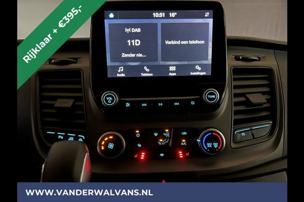 Ford Transit Custom 2.0 TDCI 130pk Automaat L1H1 Euro6 *Rijklaar Direct Rijden* Airco | LED | Apple Carplay | Cruisecontrol | Trekhaak Parkeersensoren, Stoelverwarming, Verwarmde voorruit, Dakdragers