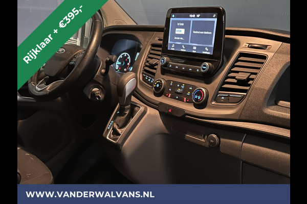 Ford Transit Custom 2.0 TDCI 130pk Automaat L1H1 Euro6 *Rijklaar Direct Rijden* Airco | LED | Apple Carplay | Cruisecontrol | Trekhaak Parkeersensoren, Stoelverwarming, Verwarmde voorruit, Dakdragers
