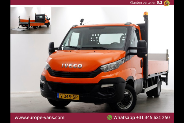 Iveco Daily 35C14 136pk Euro6 Open Laadbak met laadklep en trekhaak 3500kg 10-2018